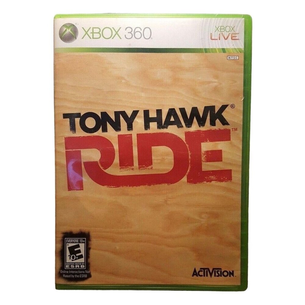 Microsoft X-BOX 360 Live Game Tony Hawk Ride Activision